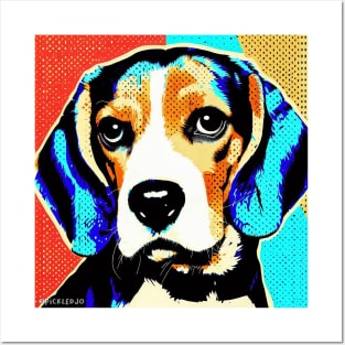 Beagle Dog Pop Art Posters and Art